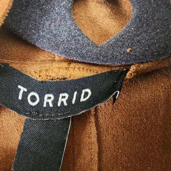 Suede Open Front Jacket - Picture 5 of 5